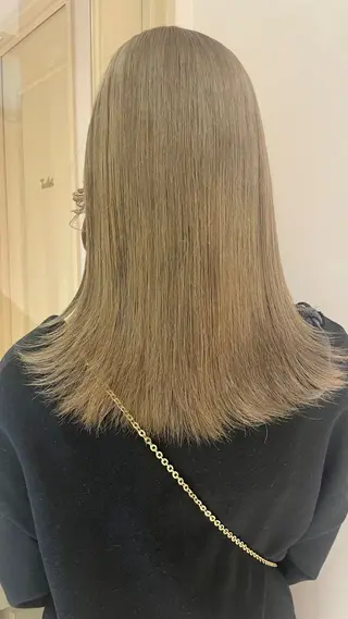 セミロング マホ/日吉/髪質改善 /レイヤー/ガーリーのヘアスタイル