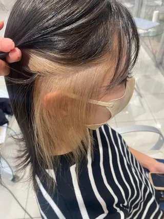 ミディアム JILL    hair所属・maki💖 ボブ/縮毛矯正のヘアスタイル