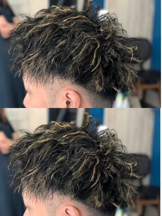 パーマ メンズ メンズパーマ/ボブ/ レイヤー店長えのもとのヘアスタイル