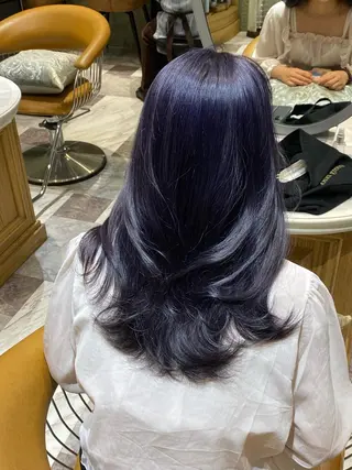 ミディアム MASHU韓国ヘア/ レイヤー/透明感カラのヘアスタイル