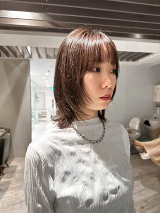 ミディアム カラー driP. by HAVANA所属・パーマ / ボブ /ショート 谷口 陸のヘアスタイル