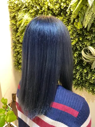 セミロング 水谷 菜央のヘアスタイル