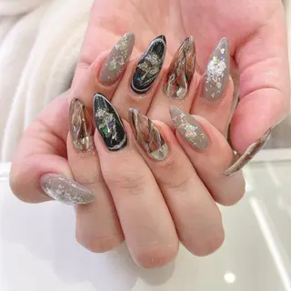 ネイル 韓国風✨髪質改善✨ 縮毛矯正✨松浦知奈美のヘアスタイル