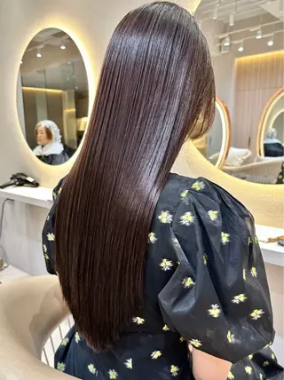 ミディアム ❤️ブリーチなし💚 ダブルカラー平野実花のヘアスタイル