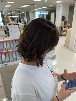 ミディアム 暖色レイヤー 🥀REIRIのヘアスタイル