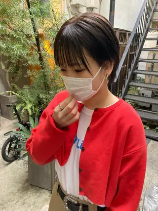 ショート 金田 夏野のヘアスタイル