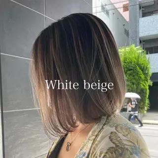 ショート カラー ヒカ/外国人風 デザインカラーのヘアスタイル