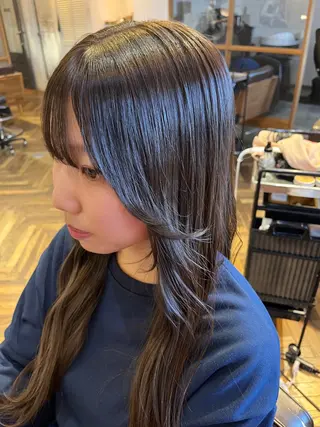 セミロング HOMIE TOKYO所属・sora / 渋谷 / ハイトーンのヘアスタイル