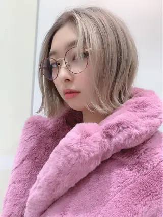 ショート カラー Le'a渋谷所属・インナーエクステ渋谷 🦋KAJIのヘアスタイル