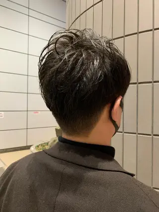 ショート パーマ メンズ ❣️モードケイズ塚口 和田一将のヘアスタイル