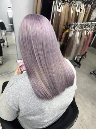 セミロング カラー 藤井 佑良 FUJII YURAのヘアスタイル