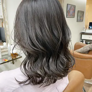 ミディアム カラー TOWA 野村　コウダイのヘアスタイル