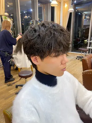 パーマ 東茉央/透明感カラー /パーマ🧸銀座のヘアスタイル