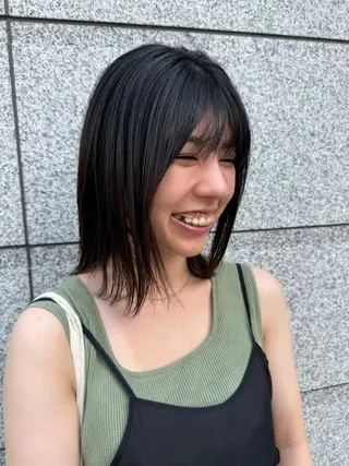 ミディアム TERRACE 三宮店【テラス】所属・岸田 真由のヘアスタイル
