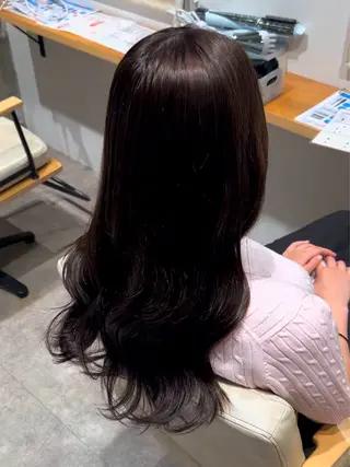 ロング カラー 🎀咲月🎀レイヤー /暖色透明感カラーのヘアスタイル