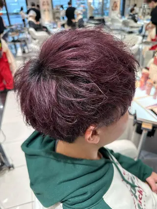 ショート カラー 髪質改善/ 村上廉汰のヘアスタイル