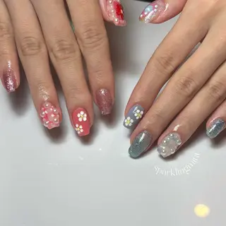 ネイル 森ノ宮ネイル🌈☁️ seri🌞のネイルデザイン