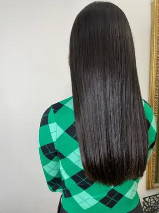 ロング 川畑 大地/波巻きパーマのヘアスタイル