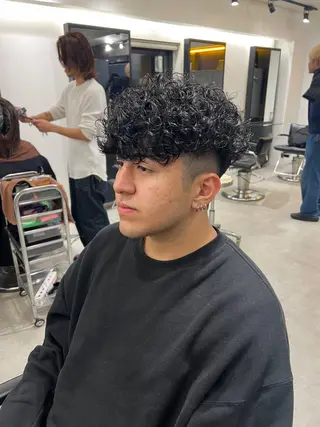 パーマ メンズ fifth神宮前 HIN★T★のヘアスタイル