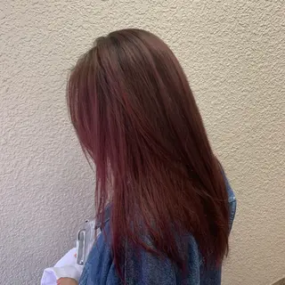 セミロング カラー パーマ ネイル 🟤TAP🟤 木曳野　金沢店のヘアスタイル