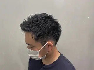 ショート メンズ 上出 萌季のヘアスタイル