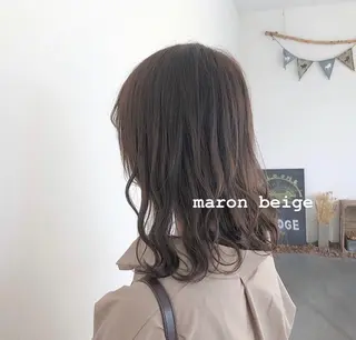 ミディアム カラー GPIP 近藤沙樹のヘアスタイル