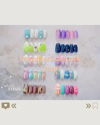 ネイル nail salon treat あいのネイルデザイン