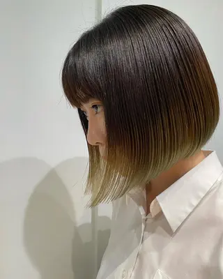 ミディアム カラー ヘアアレンジ Nancy所属・束感まつげ❤︎ あみのマツエク・マツパデザイン