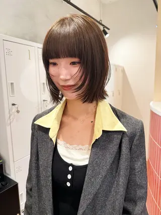 ショート カラー ❤️アヤカ Wカラー ボブ レイヤー❤️のヘアスタイル