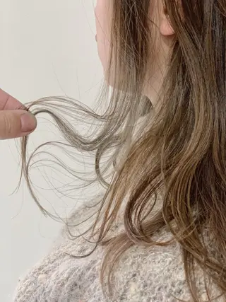 ミディアム カラー 新井 広之のヘアスタイル