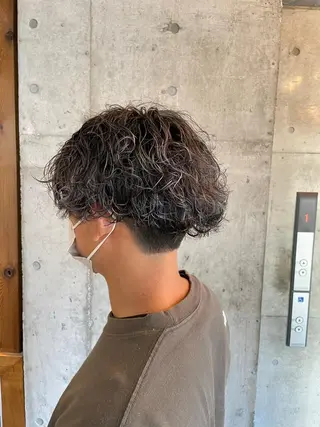 ショート カラー パーマ メンズ 🔥メンズ特化パーマ 🦖増田弘明🦖のヘアスタイル