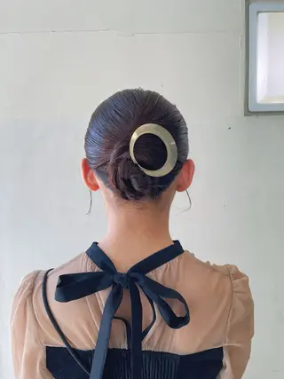 ミディアム ヘアアレンジ 中村 碧のヘアスタイル