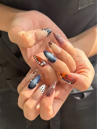 ネイル AURORA eyelash&nail salon アメ村店所属・🌏AURORA | RiRi🪐のネイルデザイン