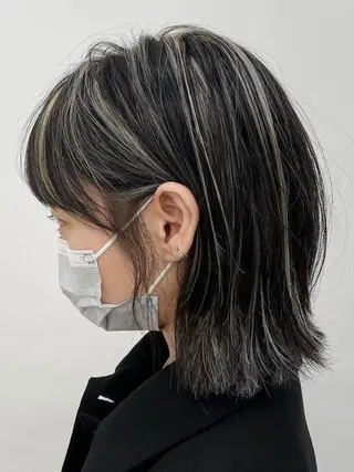 カラー 住谷 ゆりなのヘアスタイル