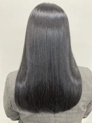 ロング CHORD 四条河原町駅店　髪質改善&韓国風&ハイトーンカラー所属・けいと髪質改善 全年齢リピート多数のヘアスタイル