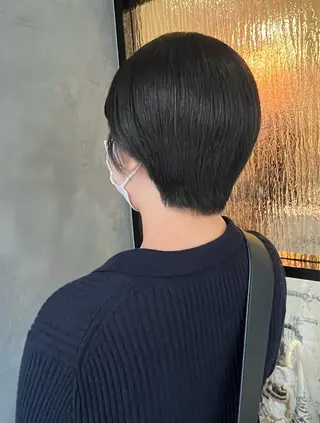 ショート カラー イケハラ ナナミのヘアスタイル