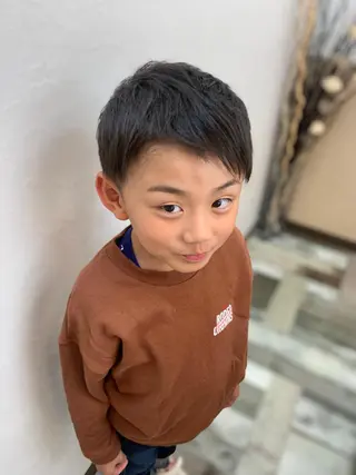 メンズ キッズ 菅沼 まみのヘアスタイル