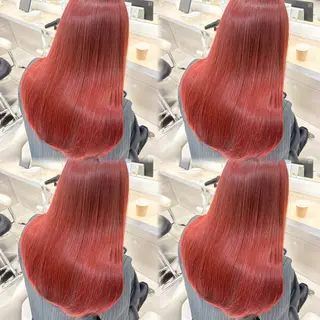 セミロング カラー 髪質改善/艶カラー/ メンズパーマ/鈴木のヘアスタイル