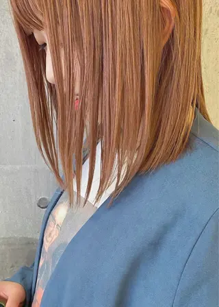 ミディアム カラー 髪質改善カラー ケアブリーチ/タムのヘアスタイル