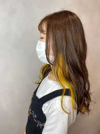 ロング カラー 吹田 駿 髪質改善縮毛矯正のヘアスタイル