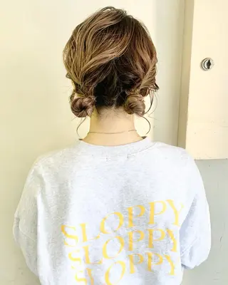 ミディアム カラー ヘアアレンジ 🦕ウルフカット 🦕ａｋｉｈｏのヘアスタイル