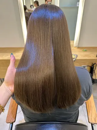 ロング カラー 中村 かおりのヘアスタイル