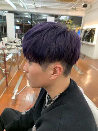 カラー メンズ メンズパーマ/ 新潟駅/佐藤裕のヘアスタイル