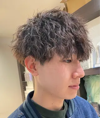 パーマ メンズ メンズ指名no'1 佐藤　亘のヘアスタイル