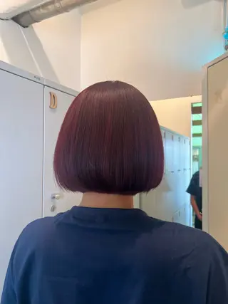 ショート ハイトーンカラー/エ クステ/デザインのヘアスタイル