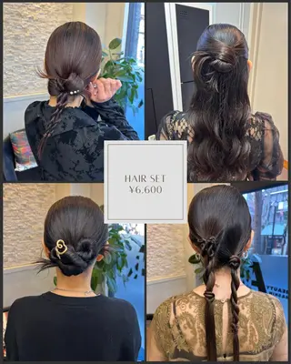 ヘアアレンジ ALVAREZ BARBER SHOP所属・takebuchi harukaのヘアスタイル