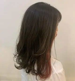 ロング カラー ヘアアレンジ 〽️magico/ ウルフDaiki〽️のヘアスタイル