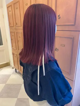 ミディアム sliver renのヘアスタイル