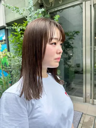 ミディアム HIROKI ” stylistのヘアスタイル