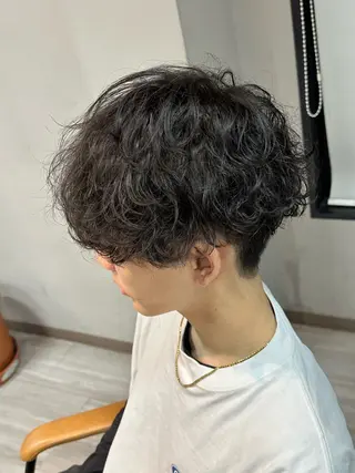 メンズ arika オケシ　リョウダイのヘアスタイル